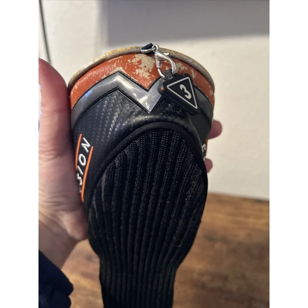 Callaway Golf Fusion Driver Head Cover Black Original Replacement Headcover Used